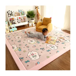 mellow velvet Children's Thick Carpet Livingroom Badside Anti-fall Foam Floor Mat Baby Mat Soft Sponge Play Rug