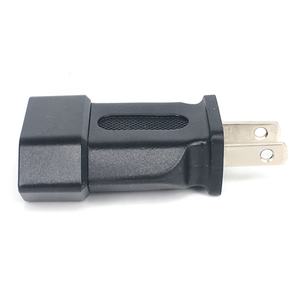 欧盟至美国插头转换器10A 250V欧洲圆形4.0毫米至b型扁平2针美国电源插头 - Product Image 5
