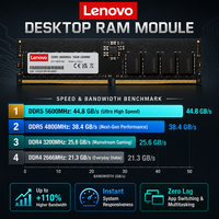 Mémoire de bureau universelle Lenovo DDR4 DDR5 8 Go 16 Go 32 Go 2666 MHz 3200 MHz 4800 MHz 5600 MHz UDIMM RAM pour carte mère d'ordinateur de bureau
