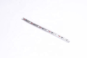 Fancy jewelry pulseira magnética de aço inoxidável, íon negativo fir, infravermelho, proteção de germânio pulseiras de energia - Product Image 4