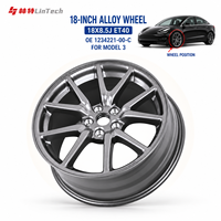 Jante LinTech Premium Légère de 18 Pouces 1234221-00-C Fournitures pour Ateliers Automobiles pour Pièces Tesla Model 3 EV