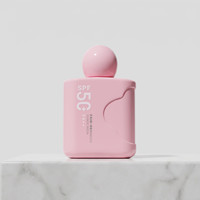 Nouvelle bouteille vide en plastique avec couvercle à vis pour cosmétiques, idéale pour la reconditionnement de lotion solaire isolante en format boule ronde.
