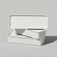 Plateau en pulpe moulée sur mesure, insert en pulpe moulée, emballage écologique et biodégradable en bagasse pour produits de soin et bombes de bain, pour la vente en gros