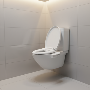 Accessoire de bidet moderne à 2 trous, pulvérisation horizontale, fixation murale, auto-nettoyant pour toilettes - Product Image 2