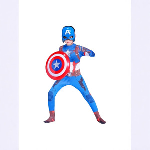 Disfraz de Capitán América para Niños de 8 a 13 Años, Traje Musculoso de Poliéster para Juegos de Rol, Anime, Verano 2025 - Product Image 3