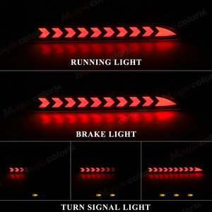 Luz Trasera LED de Entrega Rápida, Reflectores de Parachoques Trasero, Luz Trasera para Toyota <span class=keywords><strong>RAV4</strong></span> 2019 2020 2021 2022 <span class=keywords><strong>2023</strong></span> 2024 2025 - Product Image 3