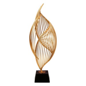 Mystic Arts Feng Shui Lucky Charm Ornament Metal Abstract Sculpture For Entryway Living Room Desktop Decoration - Product Image 5