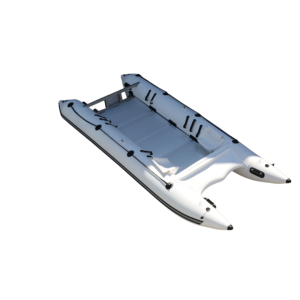 Catamarán Inflable de 3.6m, Bote de Pesca con Motor, para Rescate Acuático - Product Image 4