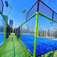 Fabricante Profesional de Pistas de Pádel Cubiertas en China, Pista de Pádel Panorámica de Estándar Internacional
