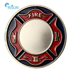 Fabricant personnalisé 3D US <span class=keywords><strong>Chicago</strong></span> Engine <span class=keywords><strong>Fire</strong></span> Truck FD <span class=keywords><strong>Fire</strong></span> Dept sauvetage <span class=keywords><strong>pompier</strong></span> personnalisé pièce de défi du service d'incendie - Product Image 5