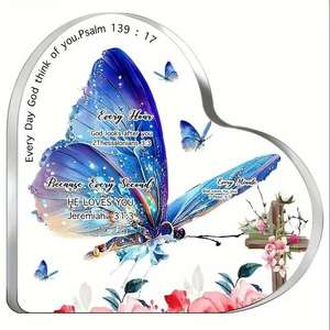 Adornos Decorativos Acrílicos en Forma <span class=keywords><strong>de</strong></span> Corazón como Regalos para el Día <span class=keywords><strong>de</strong></span> San Valentín, Día <span class=keywords><strong>de</strong></span> la Madre, Navidad, Pascua y Otros Festividades - Product Image 1