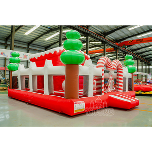 Château gonflable extérieur sur le thème <span class=keywords><strong>de</strong></span> Noël, château gonflable pour enfants, château gonflable pour enfants - Product Image 1