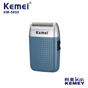 เครื่องโกนหนวดไฟฟ้าเคเมอิ KM-5855 เครื่องตัดขนเคราแบบชาร์จไฟได้สำหรับผู้ชายพร้อมช่องชาร์จ USB - Product Image 3