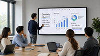 Tableaux interactifs LED 65, 75, 85 pouces à succès avec pointeur laser infrarouge et tableau blanc intelligent
