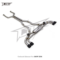 Système d'échappement Catback en acier inoxydable Boska pour BMW X5M/X6M F95/F96 4.4TT 2020-2024, tuyau d'échappement avec silencieux, avec OPF
