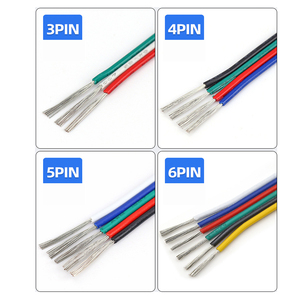 WS2812B WS2811 כבל מאריך חשמלי <span class=keywords><strong>3</strong></span> פינים 18AWG LED רצועת אור חוט סרט עבור WS2812 סרט LED גמיש לשינוי צבע - Product Image 3