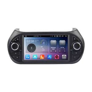 เครื่องเล่นมีเดียในรถยนต์ T610/7862 8G + 128G DSP,Carplay Auto Android12.0 GPS WIFI RDS Radio 4G สำหรับ Fiat Fiorcitroen Peugeot Bipper