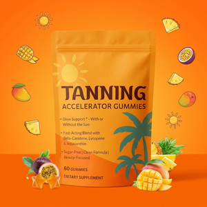 Gummies Accélérateurs <span class=keywords><strong>de</strong></span> <span class=keywords><strong>Bronzage</strong></span> Sans Sucre avec Bêta-Carotène, Lycopène et Astaxanthine pour un <span class=keywords><strong>Bronzage</strong></span> Sans Soleil et une Peau Éclatante, 60 unités - Product Image 3