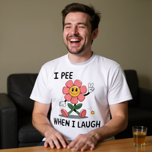 Camiseta con estampado de When I Laugh, camiseta divertida y embarazosa con humor inapropado, talla unisex para adultos S M L XL XXL - Product Image 3