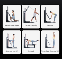 IMBODY POWER S Pro Équipement de Gym Intelligent Miroir de Fitness Multifonctionnel Machine de Musculation Appareil d'Entraînement à Domicile