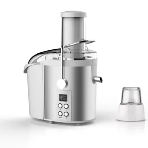 Stainless steel housing BPA-Free Automatic Electric Fruit Juicer Cold Press Multi-function Big Mouth Centrifugal Citrus Orange