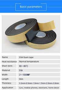 <span class=keywords><strong>Ruban</strong></span> mousse <span class=keywords><strong>adhésif</strong></span> <span class=keywords><strong>double</strong></span> <span class=keywords><strong>face</strong></span> EVA utilisé <span class=keywords><strong>pour</strong></span> les tables et les chaises anti-dérapant portes et fenêtres isolation phonique anti-collision - Product Image 2