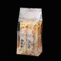 Sacs à provisions en plastique alimentaire imprimés personnalisés sacs à emporter emballage de pain gâteau bonbons muffin dessert sac à emporter pour boulangerie