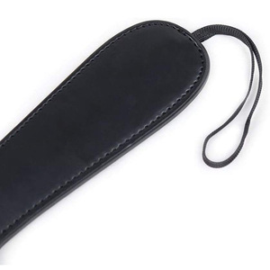 Raquette anti-moustiques en forme de paume, raquette anti-moustiques manuelle en cuir PU, raquette anti-mouches à long manche pour la cuisine. - Product Image 4