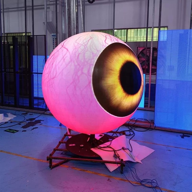 Flexible LED Display LED Ball Screen Globe Shape Screen Diameter 1m/1.5m/2m /2.5m Price Customized Spherical LED Screen