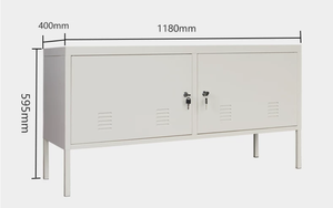 Modern Minimalist Steel <b>Filing</b> Cabinet Large Capacity Adjustable <b>Shelves</b> Durable Build Waterproof Easy-Clean for Home Office Use - Product Image 3