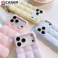 Coque de téléphone Ins Trendy Cloud Puff, TPU souple, couleur unie, fraîche, mignonne, simple, antichoc, pour iPhone 13-18pro/promax