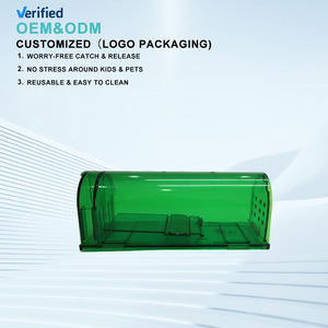 Vente chaude Pièges à rats intelligents écologiques jetables transparents portables Capture vivante Sans tuer - Product Image 4