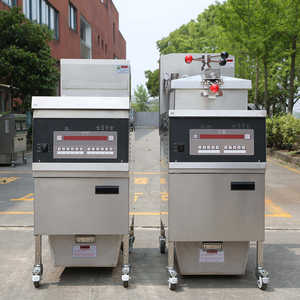 Friteuse à pression de 25 L avec filtration, chauffage au gaz ou électrique, adaptée au poulet, au poisson et aux beignets - Product Image 3