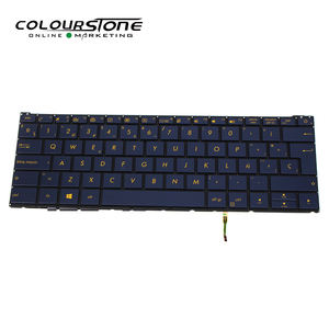 สำหรับ ZENBOOK <span class=keywords><strong>3</strong></span> UX390U UX390UA ชิ้นส่วนคอมพิวเตอร์แล็ปท็อป UX390UAK backlit สเปน (SP layout) UX390อะไหล่คีย์บอร์ดโน้ตบุ๊ก - Product Image 1