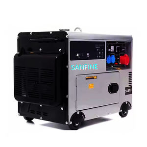 Generadores móviles grandes de cuatro cilindros, generador diésel de gasolina de combustible dual, conjunto generador de caja de bajo ruido silencioso, alternador de dínamo - Product Image 3