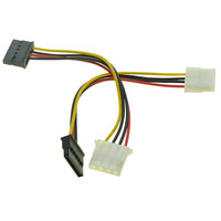 Molex-Cable de alimentación de 4P a SATA, conector Serial de 15 pines