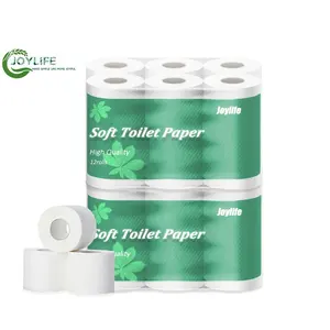 Zuverlässige Hersteller-Verkäufe weiße 2-Ply-Premium-Badezimmer-Gravurpapier-Toilettenrollen-Kiste mit 80 Rollen, 450 Blätter pro Rolle