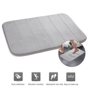 <span class=keywords><strong>Tapis</strong></span> <span class=keywords><strong>de</strong></span> <span class=keywords><strong>bain</strong></span> en mousse à mémoire <span class=keywords><strong>de</strong></span> forme matelassé <span class=keywords><strong>style</strong></span> galet FIGOO, antidérapant pour la douche - Product Image 3