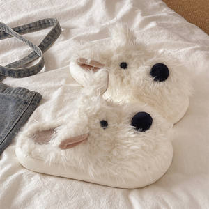 Algodón de mujer para invierno, interior, uso doméstico, felpa, cálido, antideslizante, transpirable, cómodo, lindo, para cubrir la cabeza, microfibra - Product Image 3