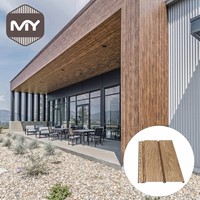 Techo de Soffit de Aluminio MEIYU con Aspecto de Madera, Diseño Moderno, Resistente al Fuego e Impermeable para Centros Comerciales, Almacenes y Uso en Exteriores