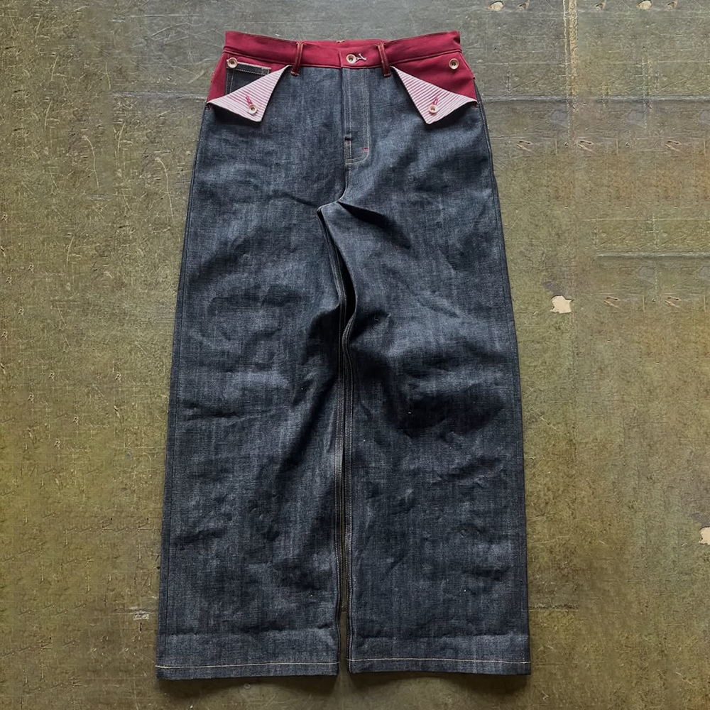Jeans Larghi Per Ragazze Con Ricamo Farfalle - Vita Elastica, Gamba Dritta, Stile Vintage, Denim Morbido, Taglie 5-16 Anni
