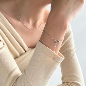 Dylam Water Wave Chain 5A Zirconia Pendant <b>Bracelets</b> Tarnish Free 925 Silver Fine Jewelry Women <b>Bangles</b> & <b>Bracelets</b> - Product Image 3