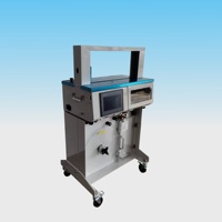 Machine à banderoleuse automatique LQ20V pour table haute, machine à banderoleuse de sol pour papier OPP, 20 bandes