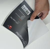 Papier synthétique PP personnalisé grand format, couleur de base, adhésif puissant, film mat recouvrant, imperméable, durable, pour ordinateur