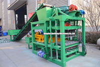 Máquina de Ladrillos QT4-25, Línea de Producción de Bloques Huecos con Alto Rendimiento, Certificación CE, Máquina de Ladrillos de Construcción Totalmente Automática