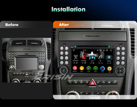 Autoradio Android 16 Erisin ES6540S da 7 Pollici per Mercedes SLK200 SLK280 SLK300 2004-2011 con CarPlay Wireless, Android Auto, DSP, 4G