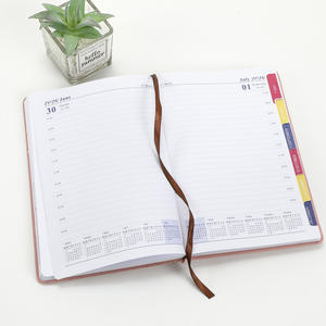 สมุดแพลนเนอร์รายวันปี <span class=keywords><strong>2026</strong></span> ปกแข็งหุ้มหนัง PU ลายฟอยล์ทองหรูหรา พิมพ์ลายตามสั่ง สมุดบันทึกสร้างแรงบันดาลใจ ของขวัญสำหรับใช้ในโรงเรียนและที่บ้าน - Product Image 5
