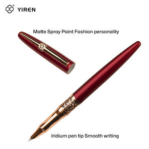 YIREN Personalisiertes Logo Neues Metall-Hohldesign Elegantes Geschenkset Kleiner Federstift für Geschäftsgeschenke und Werbung - Product Image 3