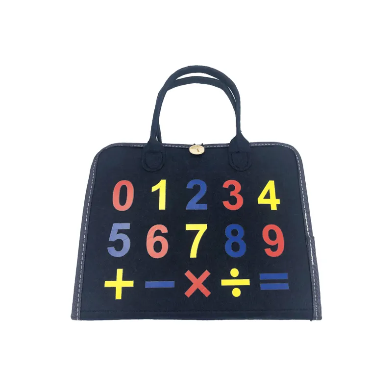 Mainan perjalanan edukasi papan sibuk mainan Montessori kustom mainan prasekolah belajar alfabet matematika