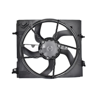 مروحة تبريد رادياتير OEM 214814EB0A 698582 12 فولت للسيارات لنيسان قشقاي II - رينو كادجار (مروحة ومحرك وغطاء) 2014-2018